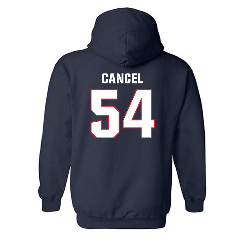 UConn - NCAA Baseball : Chris Cancel - Classic Shersey Hooded Sweatshirt-1