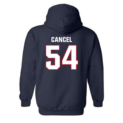 UConn - NCAA Baseball : Chris Cancel - Classic Shersey Hooded Sweatshirt-1