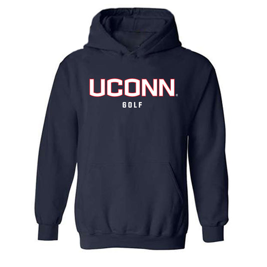 UConn - NCAA Men's Golf : Brayden Jenard - Classic Shersey Hooded Sweatshirt-0