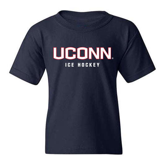 UConn - NCAA Men's Ice Hockey : Charlie Morrison - Classic Shersey Youth T-Shirt-0
