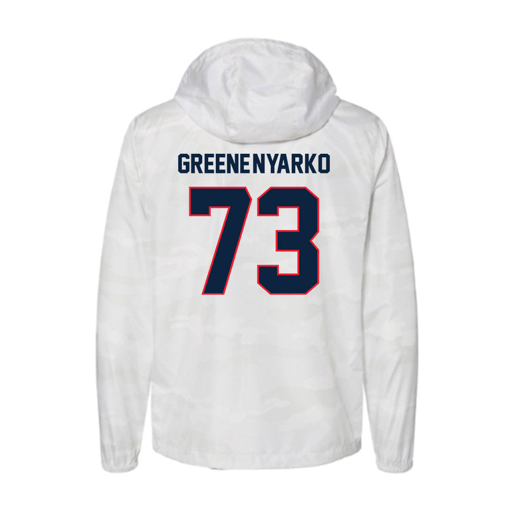 UConn - NCAA Football : Raphael Greene-Nyarko - Windbreaker-1