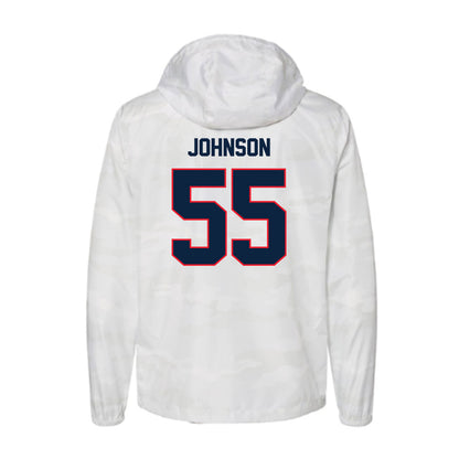UConn - NCAA Football : Fred Johnson - Windbreaker-1