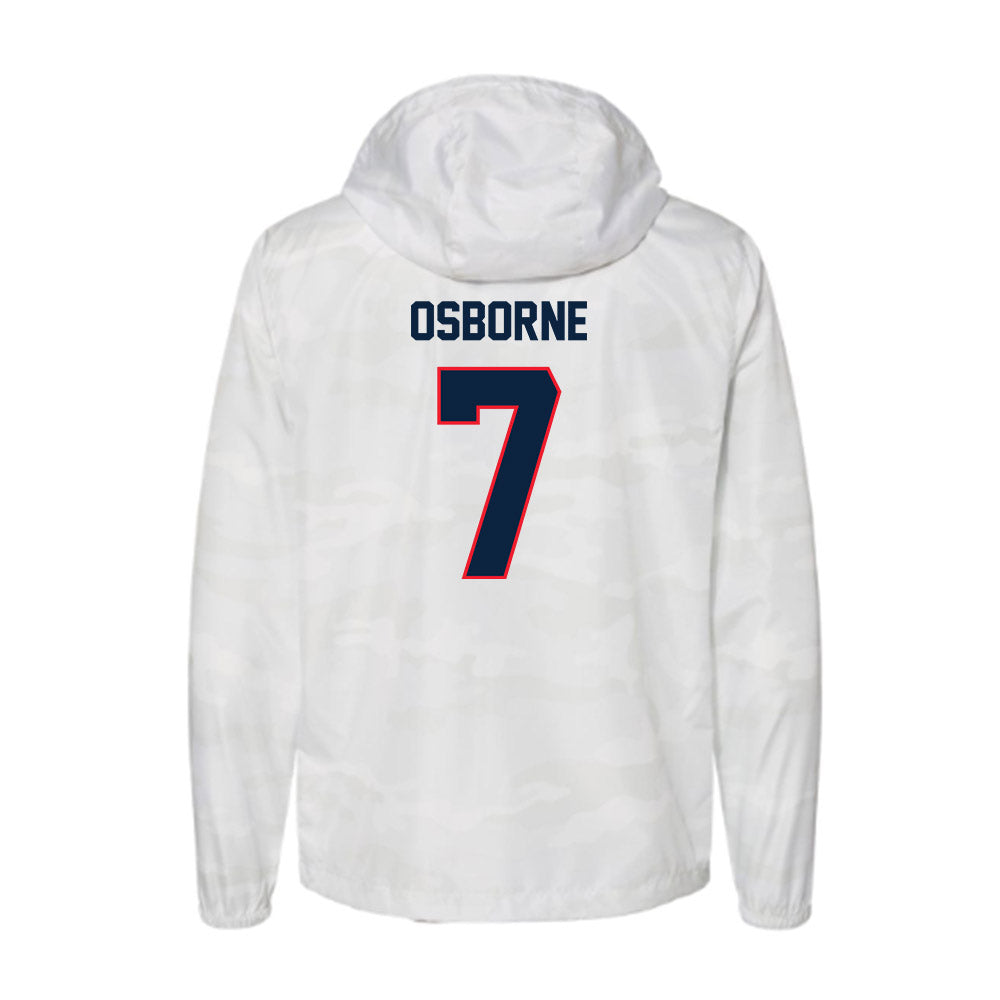 UConn - NCAA Football : Kalieb Osborne - Windbreaker-1