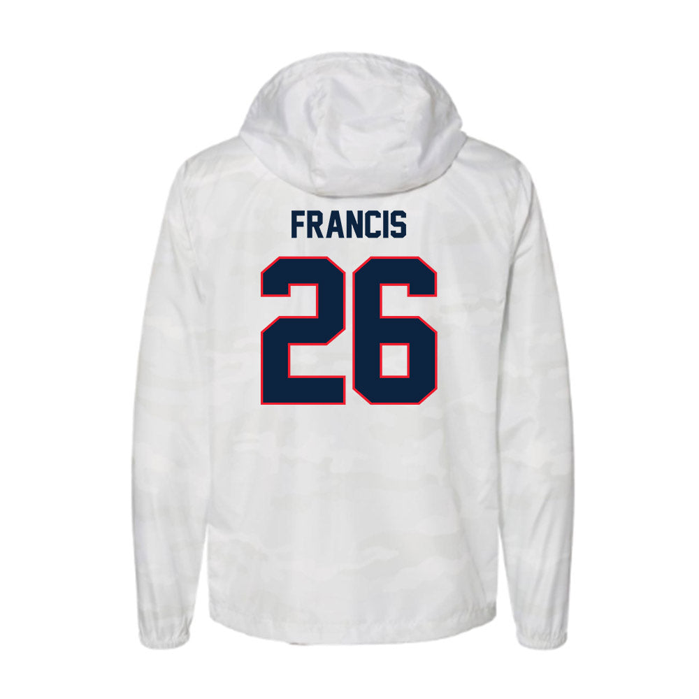 UConn - NCAA Men's Soccer : Sebastian Francis - Windbreaker-1