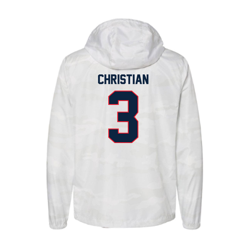 UConn - NCAA Football : Kenji Christian - Windbreaker-1