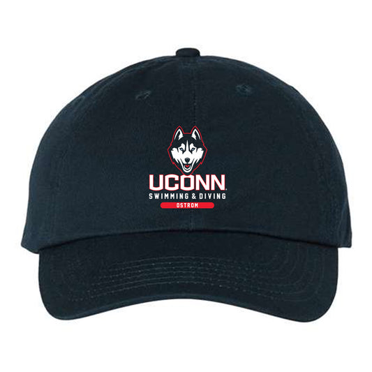 UConn - NCAA Women's Swimming & Diving : Darah Ostrom - Dad Hat-0