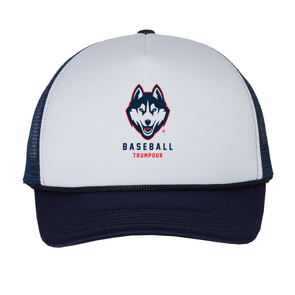 UConn - NCAA Baseball : Austin Trumpour - Trucker Hat-0