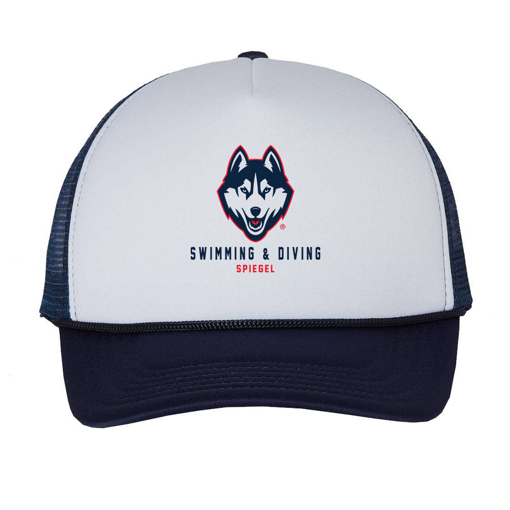UConn - NCAA Women's Swimming & Diving : Ruth Spiegel - Trucker Hat-0
