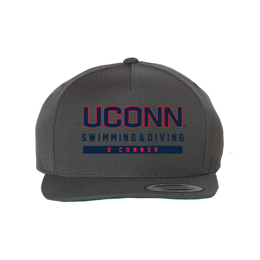 UConn - NCAA Women's Swimming & Diving : Kiersten O'Connor - Snapback Hat-0