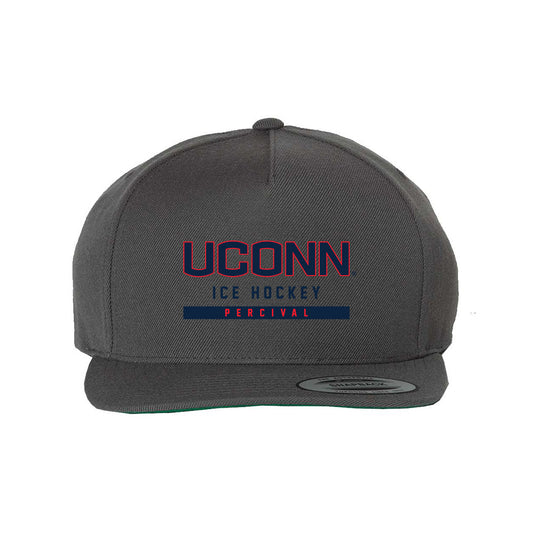 UConn - NCAA Men's Ice Hockey : Jake Percival - Snapback Hat