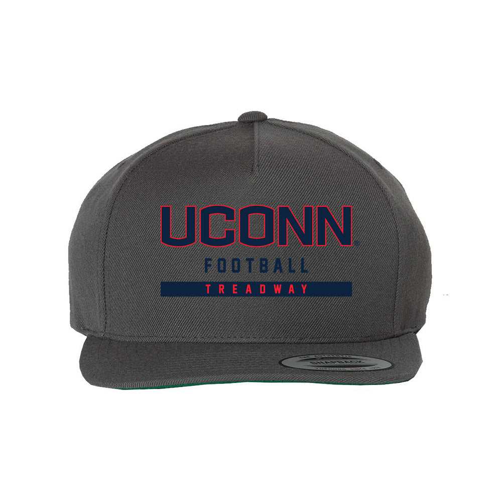 UConn - NCAA Football : Ryder Treadway - Snapback Hat-0