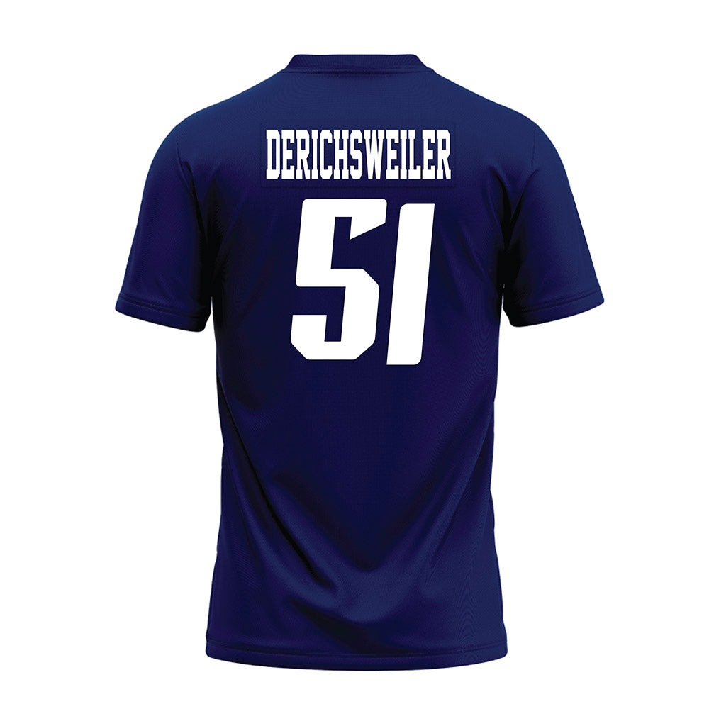 Rice - NCAA Football : Phoenix Derichsweiler - Navy Blue AAC Premium Football Jersey-1