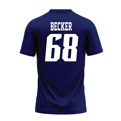 Rice - NCAA Football : Scott Becker - Navy Blue AAC Premium Football Jersey-1