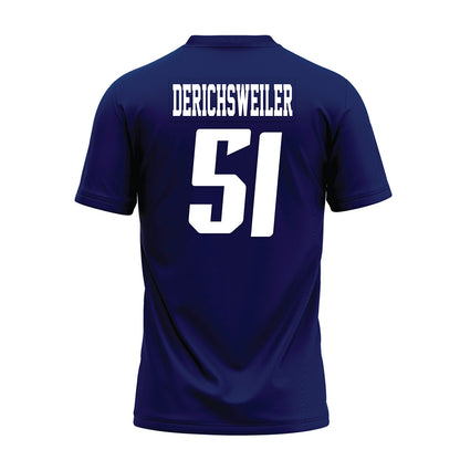 Rice - NCAA Football : Phoenix Derichsweiler - Navy Blue AAC Premium Football Jersey-1