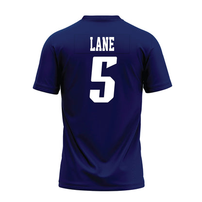 Rice - NCAA Football : Davis Lane - Navy Blue AAC Premium Football Jersey-1