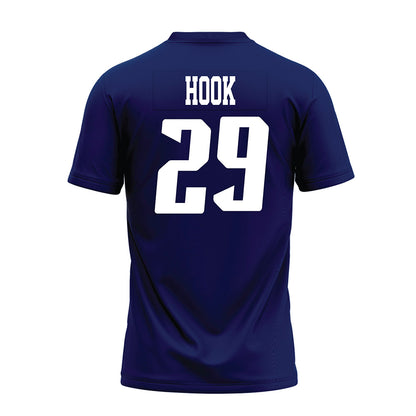 Rice - NCAA Football : Daveon Hook - Navy Blue AAC Premium Football Jersey-1
