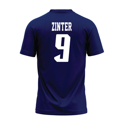 Rice - NCAA Football : Preston Zinter - Navy Blue AAC Premium Football Jersey-1