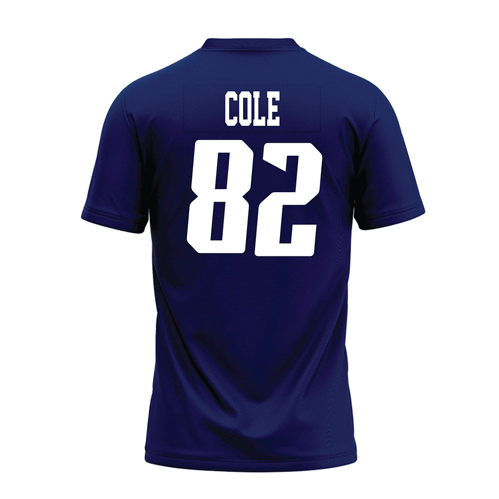 Rice - NCAA Football : Colten Cole - Navy Blue AAC Premium Football Jersey-1