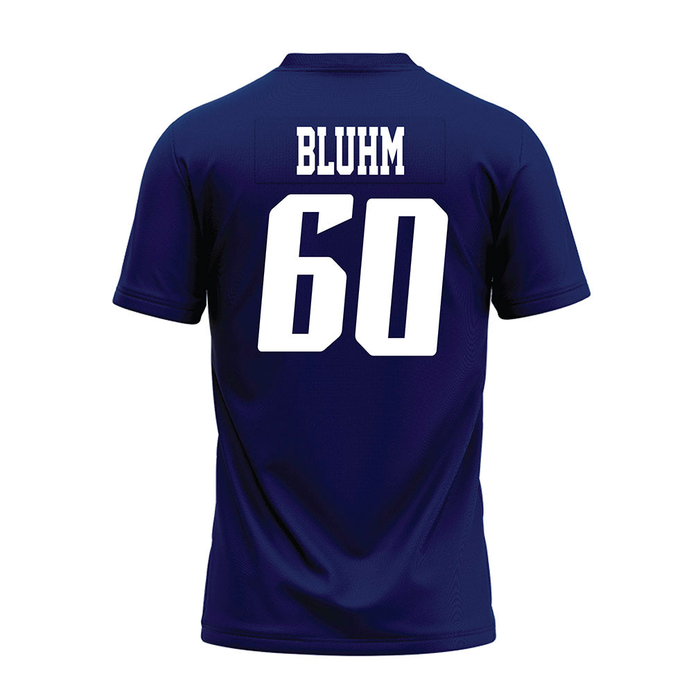 Rice - NCAA Football : Leo Bluhm - Navy Blue AAC Premium Football Jersey-1