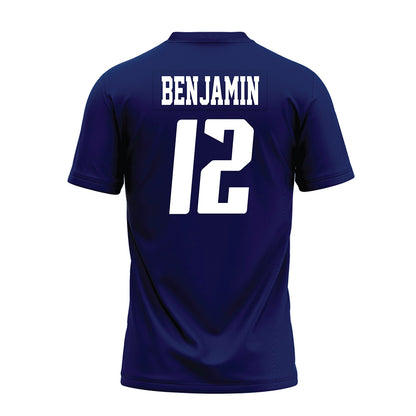 Rice - NCAA Football : Jamir Benjamin - Navy Blue AAC Premium Football Jersey-1