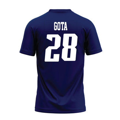 Rice - NCAA Football : Enock Gota - Navy Blue AAC Premium Football Jersey-1