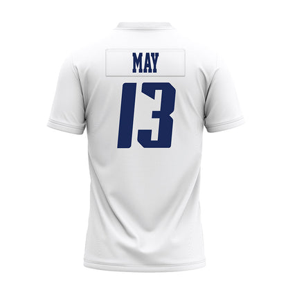 Rice - NCAA Football : Tariq May - White AAC Premium Football Jersey-1