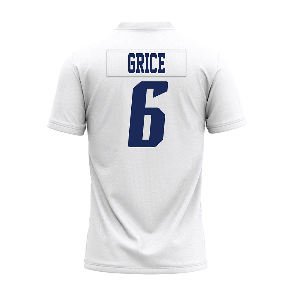 Rice - NCAA Football : Ben Grice - White AAC Premium Football Jersey-1
