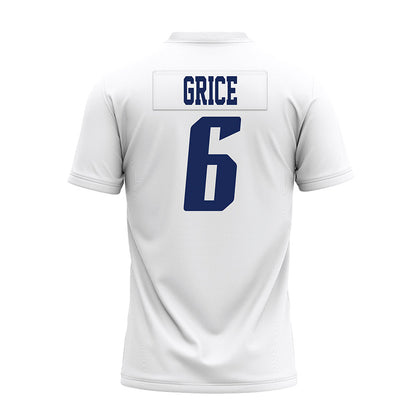 Rice - NCAA Football : Ben Grice - White AAC Premium Football Jersey-1