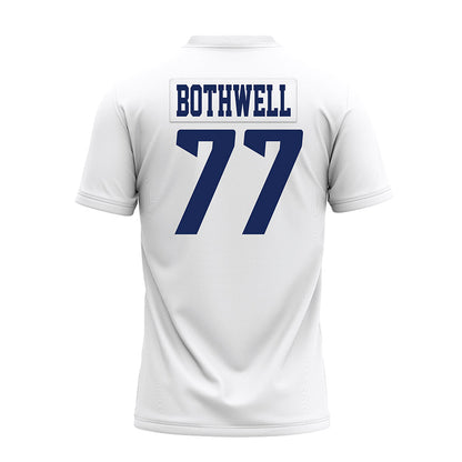 Rice - NCAA Football : Ian Bothwell - White AAC Premium Football Jersey-1