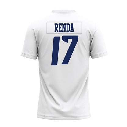 Rice - NCAA Football : Jake Renda - White AAC Premium Football Jersey-1