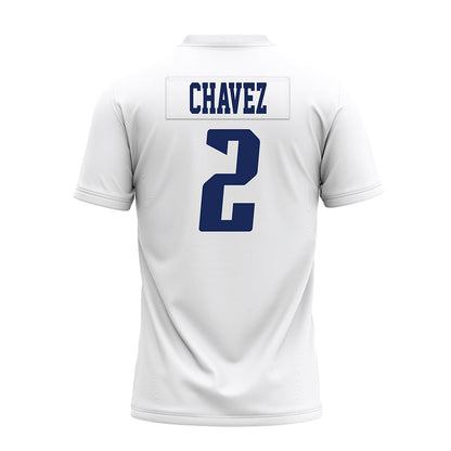 Rice - NCAA Football : Jo Chavez - White AAC Premium Football Jersey-1