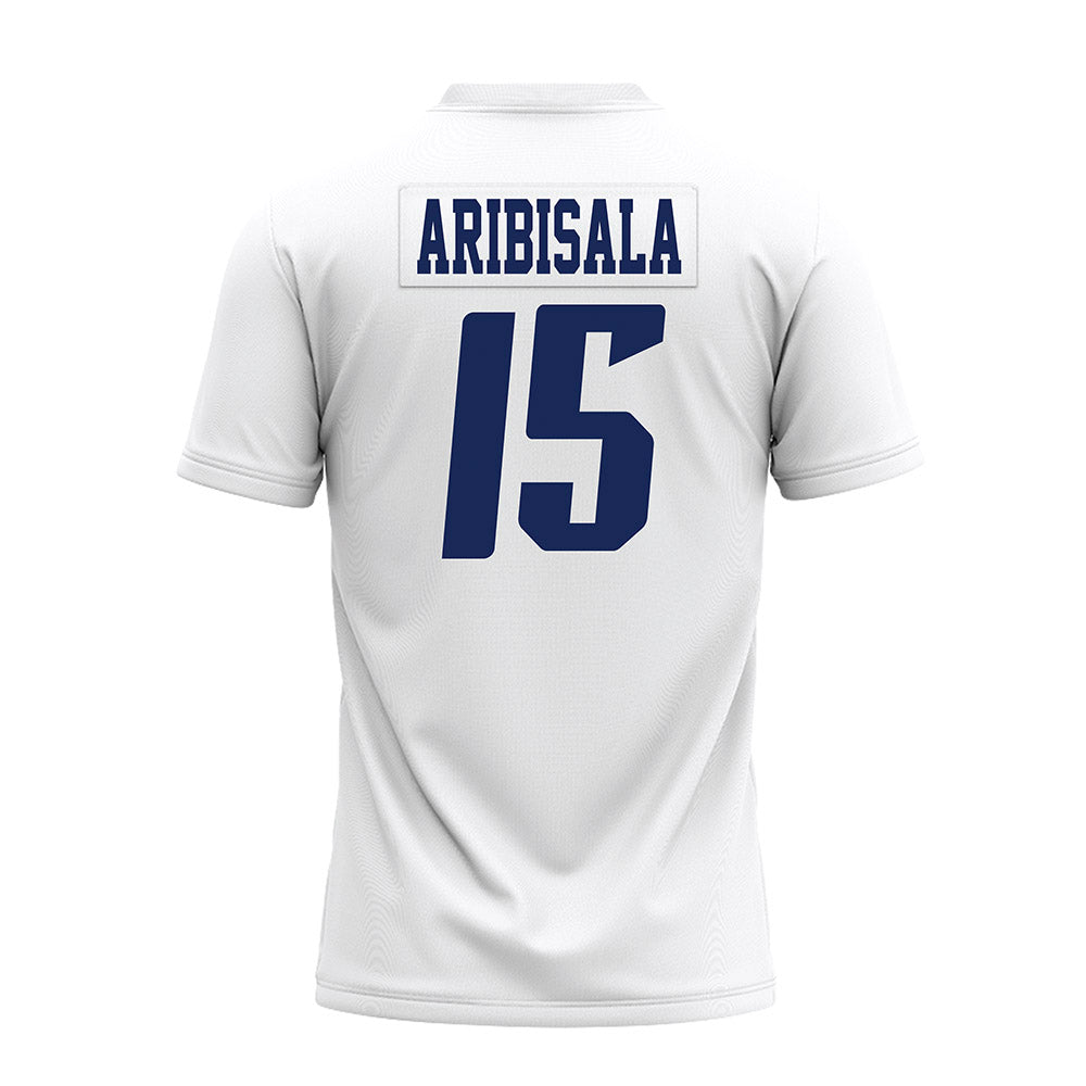 Rice - NCAA Football : Matthew Aribisala - White AAC Premium Football Jersey-1