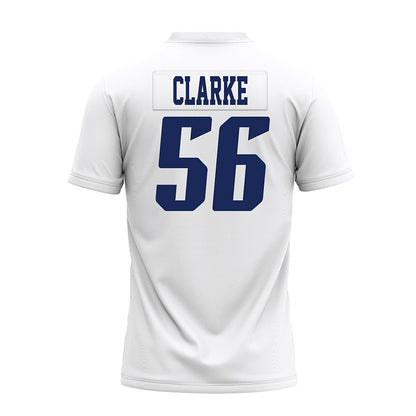 Rice - NCAA Football : Seth Clarke - White AAC Premium Football Jersey-1