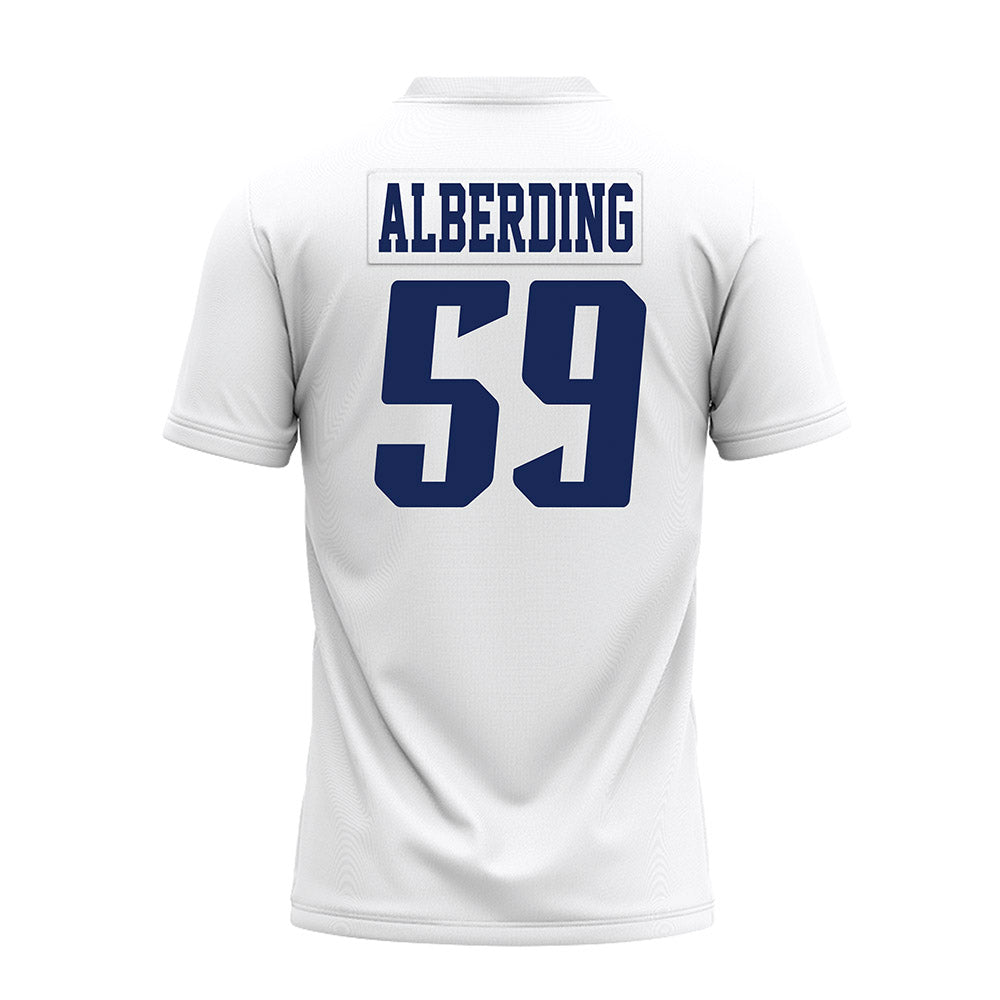 Rice - NCAA Football : Colter Alberding - White AAC Premium Football Jersey-1