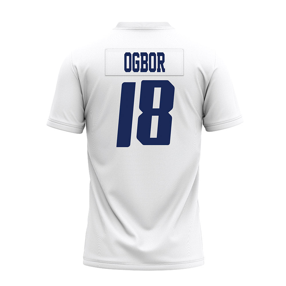Rice - NCAA Football : Ahran Ogbor - White AAC Premium Football Jersey-1