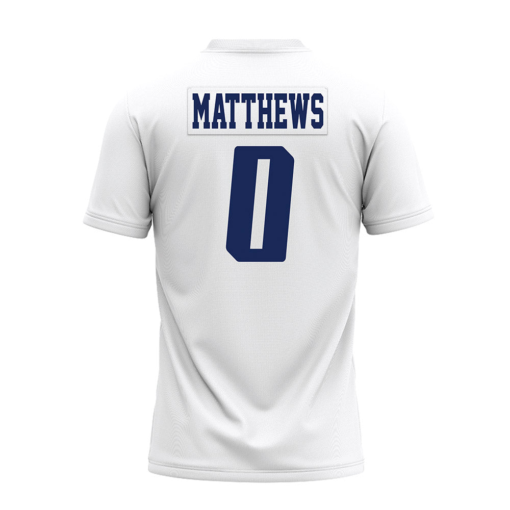 Rice - NCAA Football : Payton Matthews - White AAC Premium Football Jersey-1