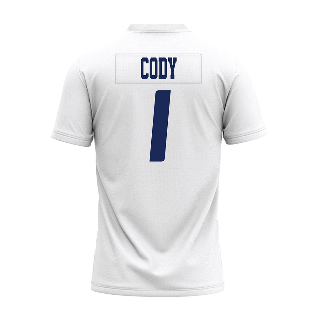 Rice - NCAA Football : Zach Cody - White AAC Premium Football Jersey-1