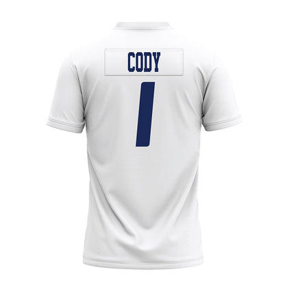 Rice - NCAA Football : Zach Cody - White AAC Premium Football Jersey-1