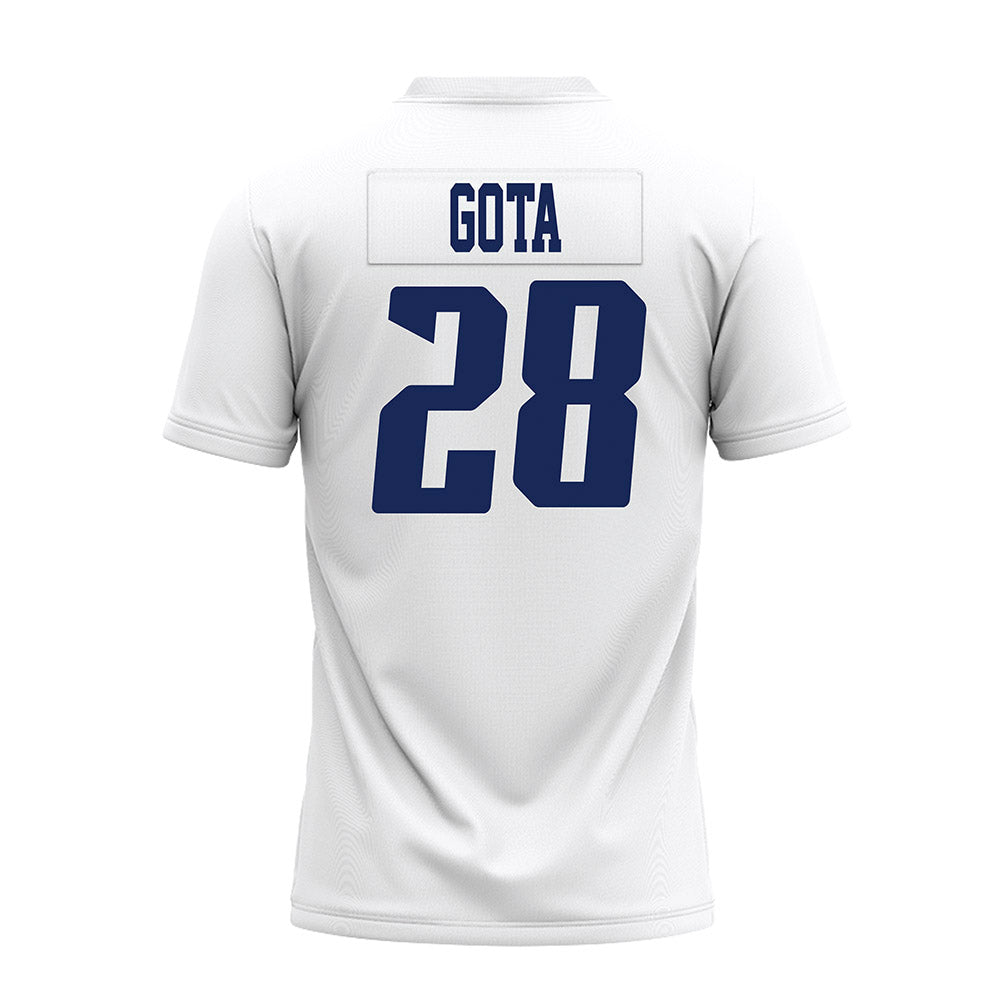 Rice - NCAA Football : Enock Gota - White AAC Premium Football Jersey-1