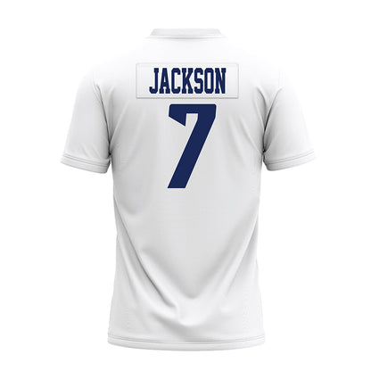 Rice - NCAA Football : Barry Jackson - White AAC Premium Football Jersey-1