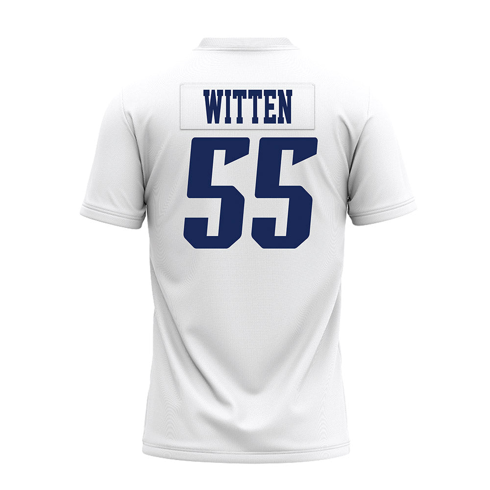 Rice - NCAA Football : CJ Witten - White AAC Premium Football Jersey-1