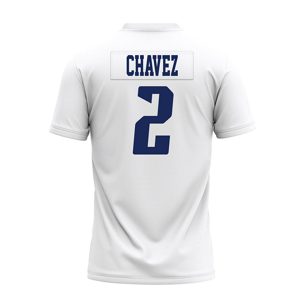 Rice - NCAA Football : Jo Chavez - White AAC Premium Football Jersey-1