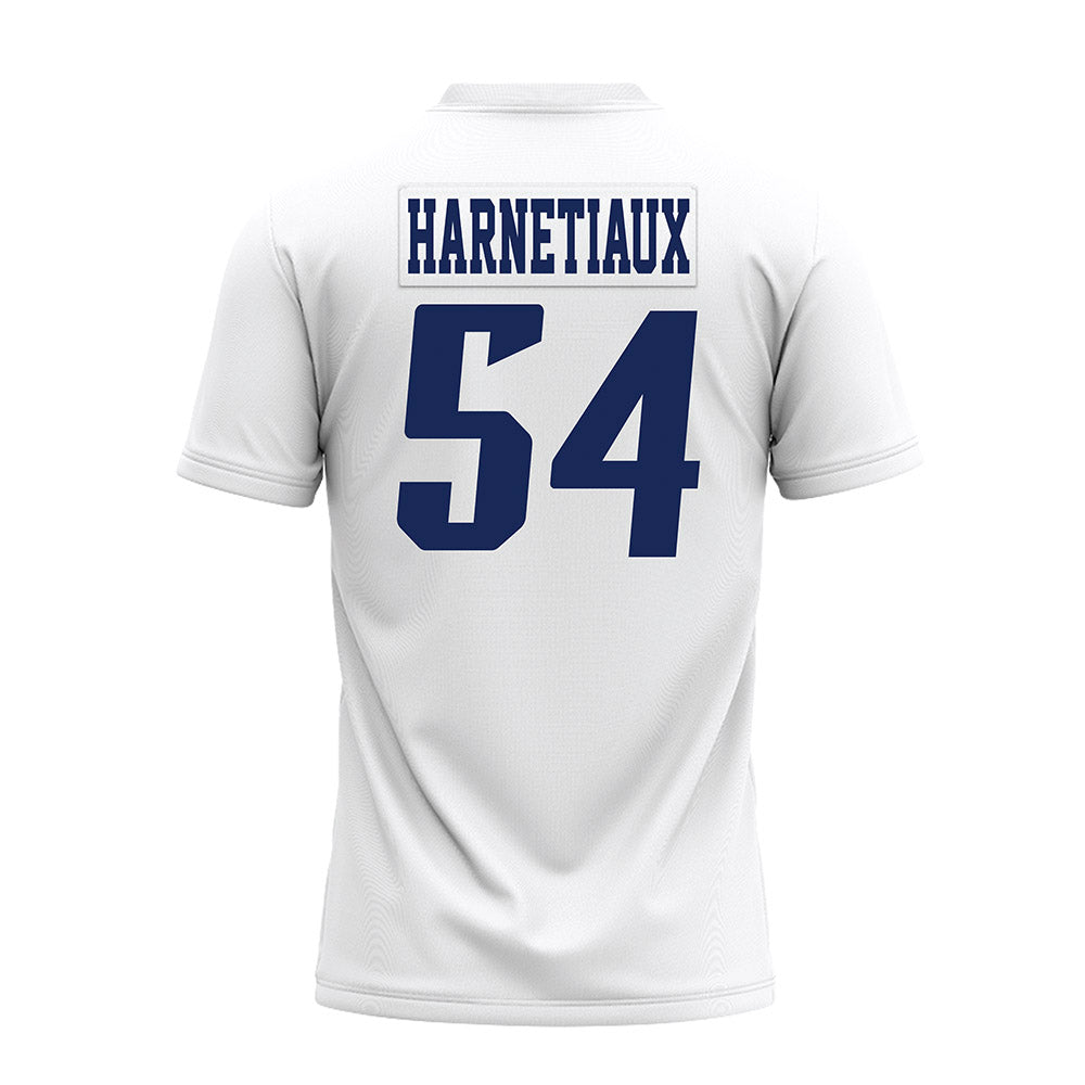 Rice - NCAA Football : Austin Harnetiaux - White AAC Premium Football Jersey-1