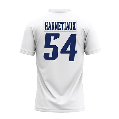 Rice - NCAA Football : Austin Harnetiaux - White AAC Premium Football Jersey-1