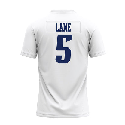 Rice - NCAA Football : Davis Lane - White AAC Premium Football Jersey-1