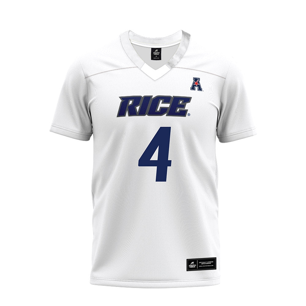 Rice - NCAA Football : Gael Ochoa - White AAC Premium Football Jersey-0