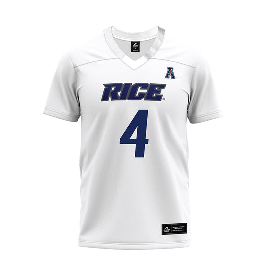 Rice - NCAA Football : Gael Ochoa - White AAC Premium Football Jersey-0