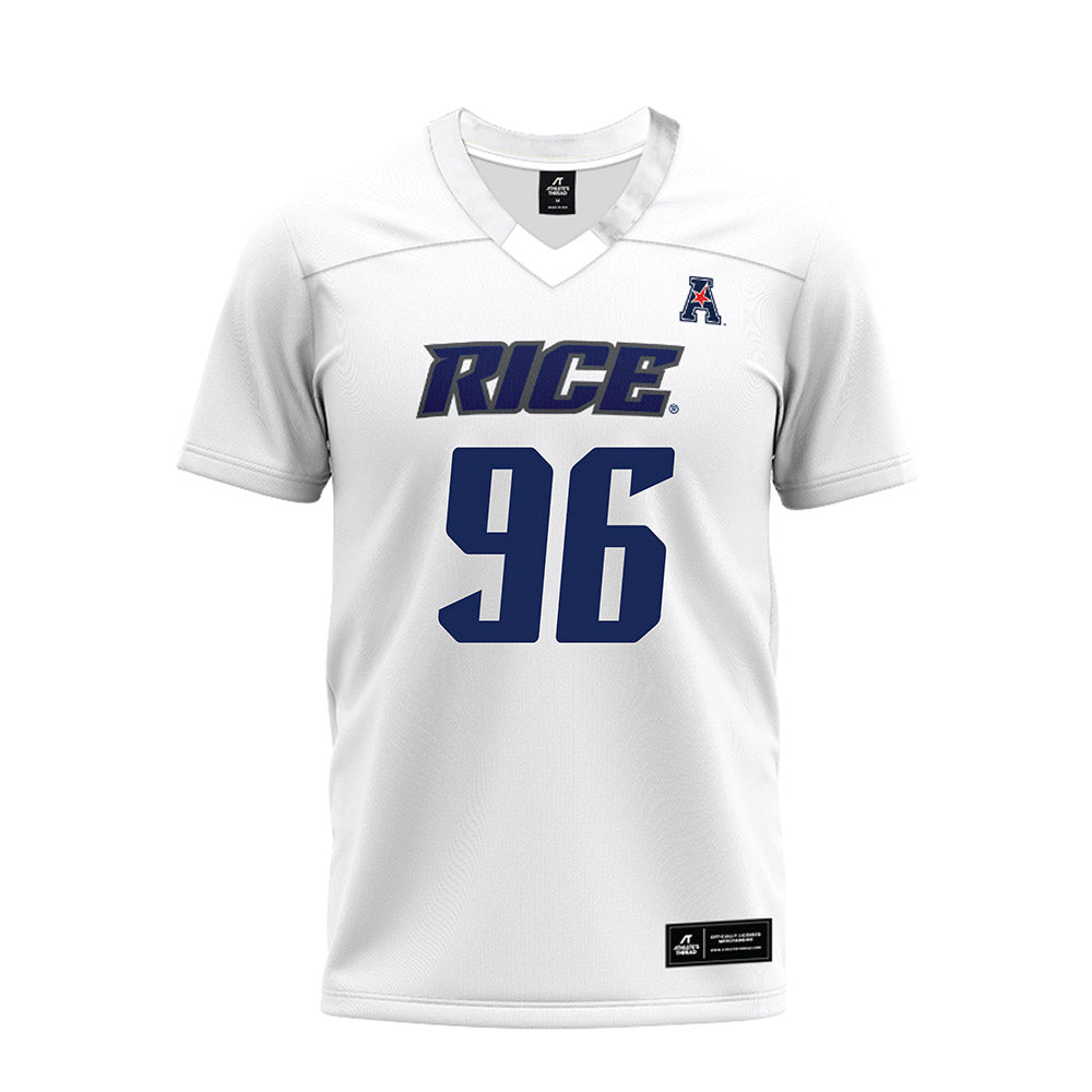 Rice - NCAA Football : Dillan Botts - White AAC Premium Football Jersey-0