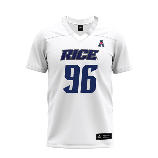 Rice - NCAA Football : Dillan Botts - White AAC Premium Football Jersey-0