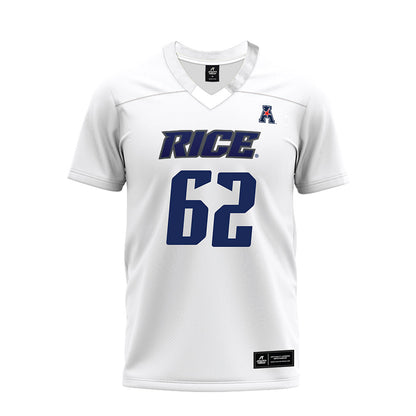 Rice - NCAA Football : Cullen Witt - White AAC Premium Football Jersey-0
